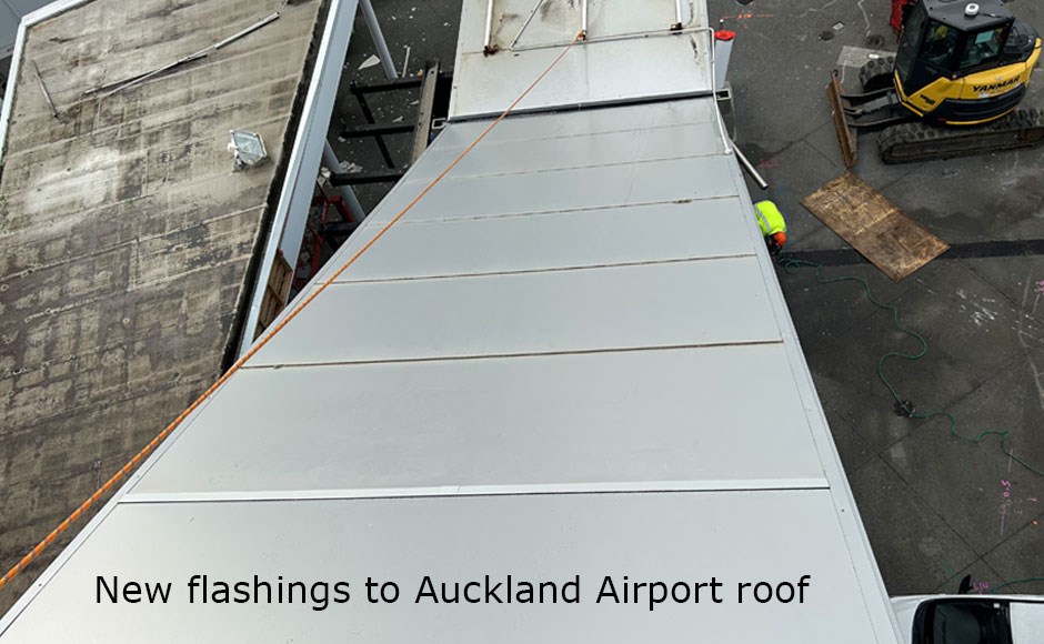 Auckland Airport New Flashings