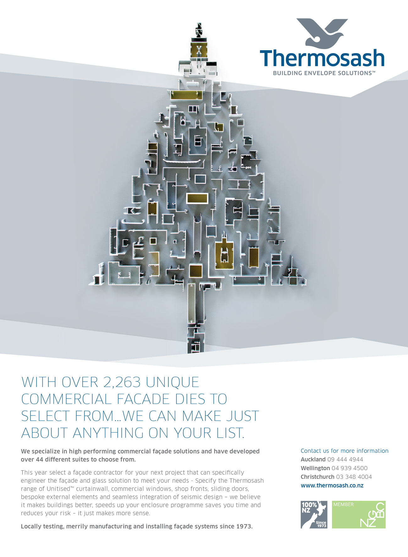 Thermosash Unique Commercial Facade Dies