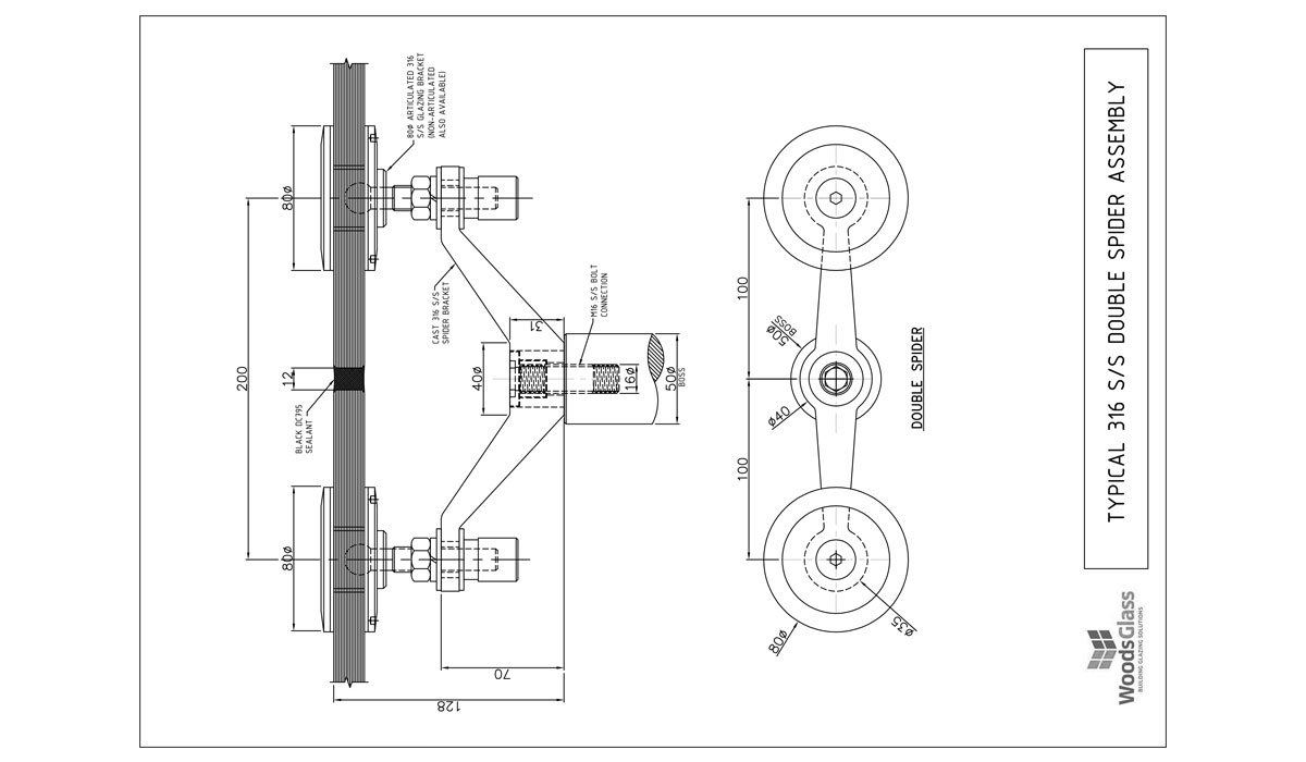 CAD Download - Two Arm Node Spider Assembly