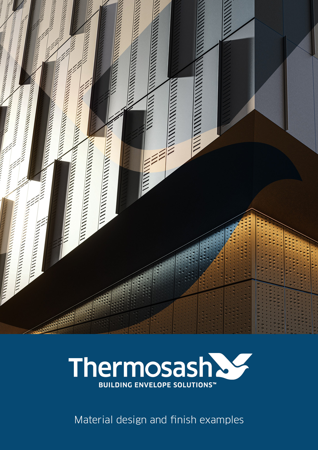 Thermosash material and finishing examples