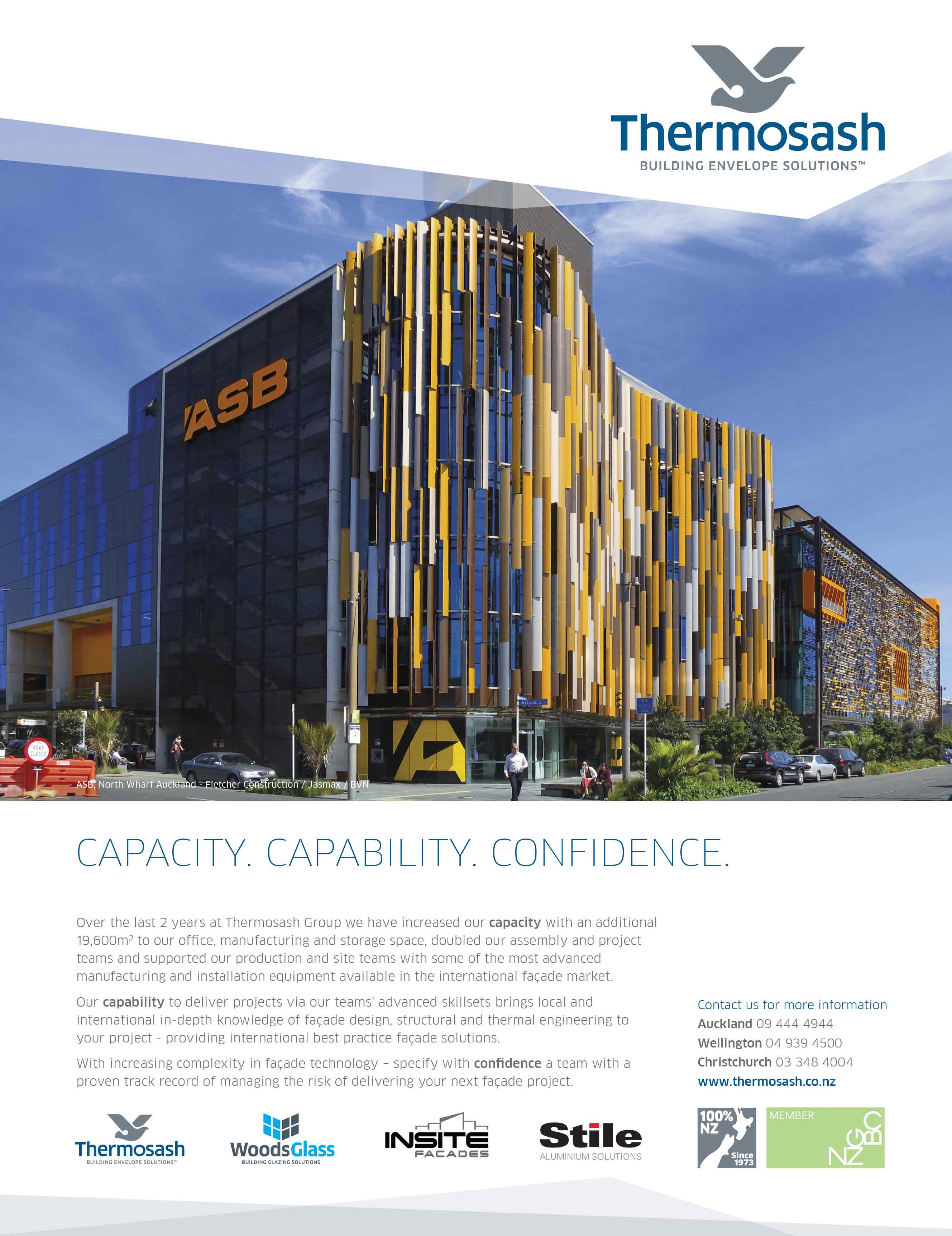 Thermosash - Confidence, Capability, Capacity