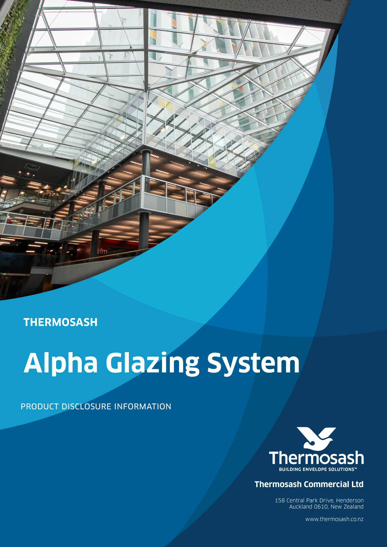 Alpha Glazing System Product Disclosure - Documents Package