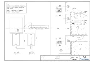 CAD Download - Thermosash Curtain Wall Fixing Bracket