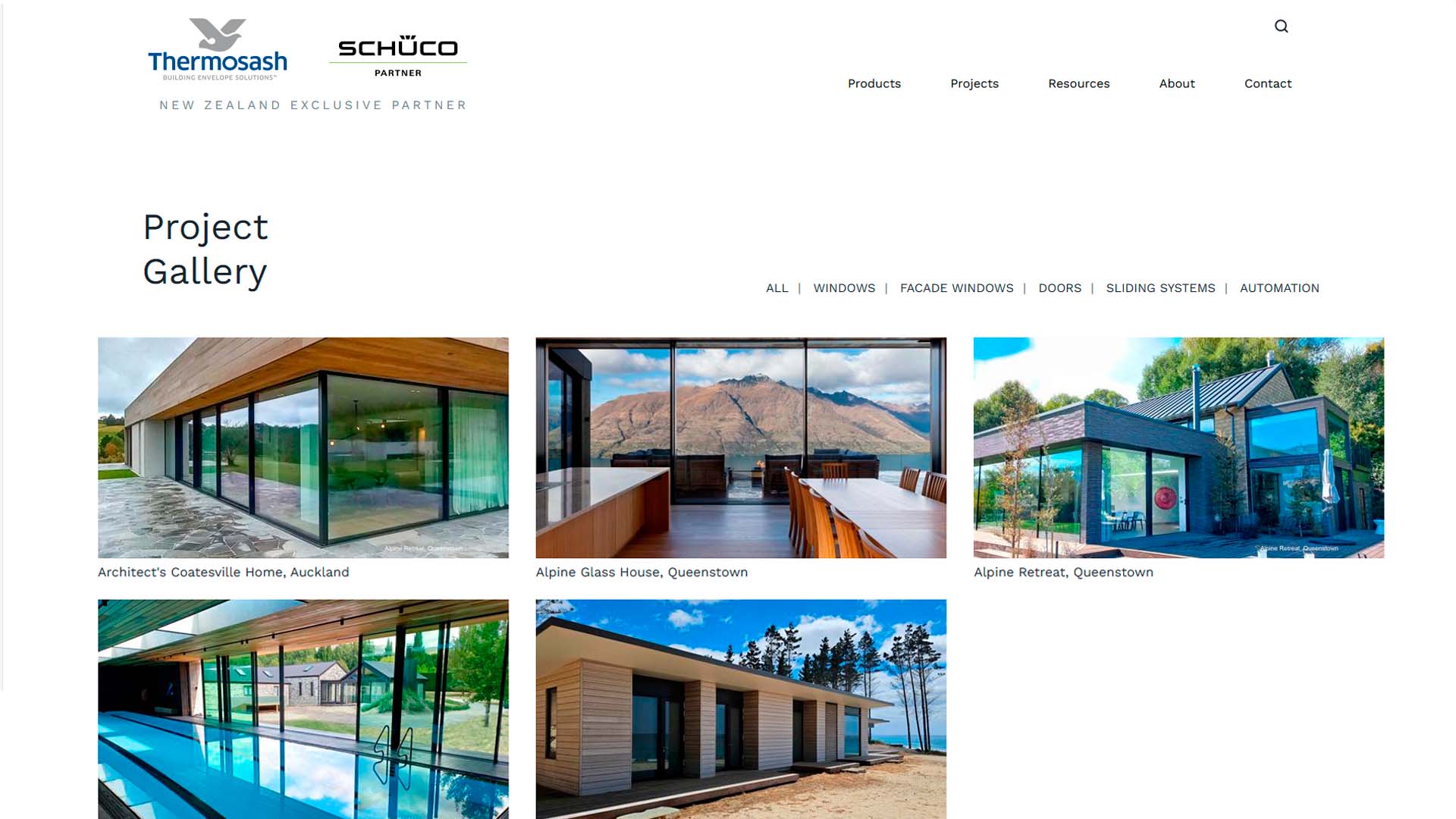 Project Gallery Page