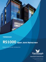 RS1000 Open Joint Rainscreen Product Disclosure - documents package V02