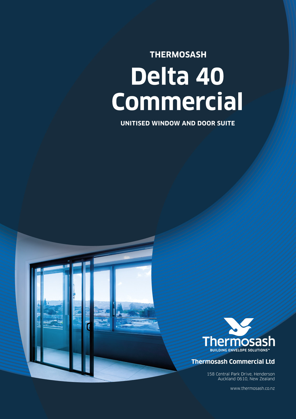 Thermosash Delta 40 Commercial Unitised Window & Door Suite - Brochure