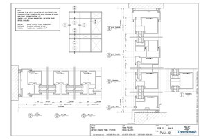 CAD Download - PW40 - 100mm Mullion Double Glazed