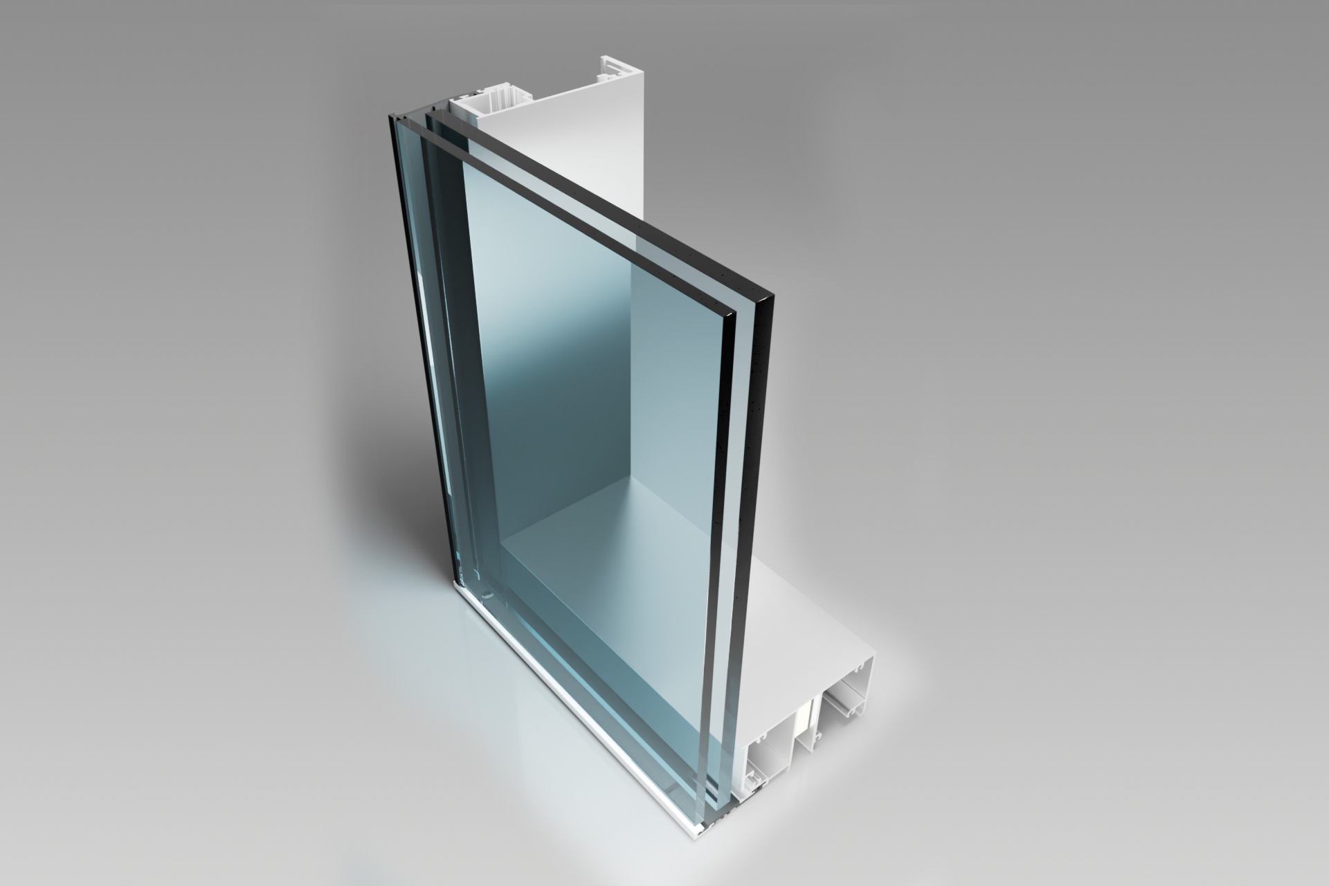 PW1000 - four sided structurally glazed curtainwall
