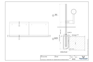 CAD Download - Glass Balustrade Side Channel Mount