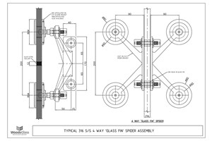 CAD Download - Four Arm Fin Spider Assembly