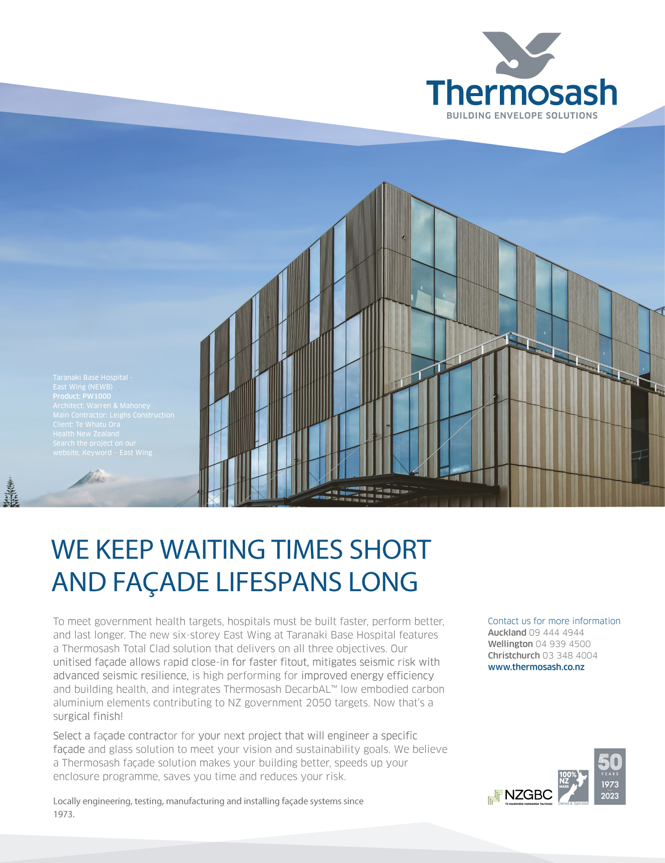 We Keep Waiting Times Short And Facade Lifespans Long