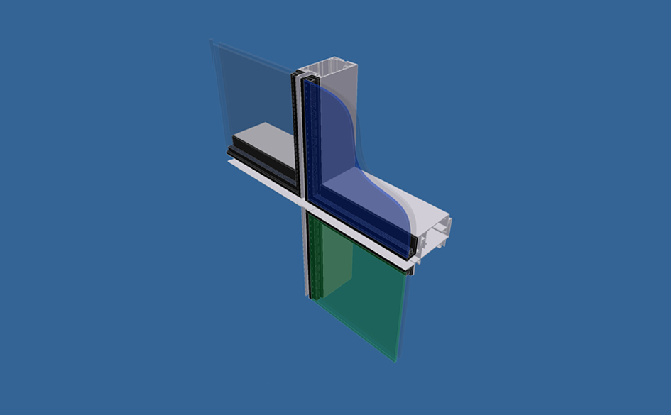PW1000 - four sided structurally glazed curtainwall