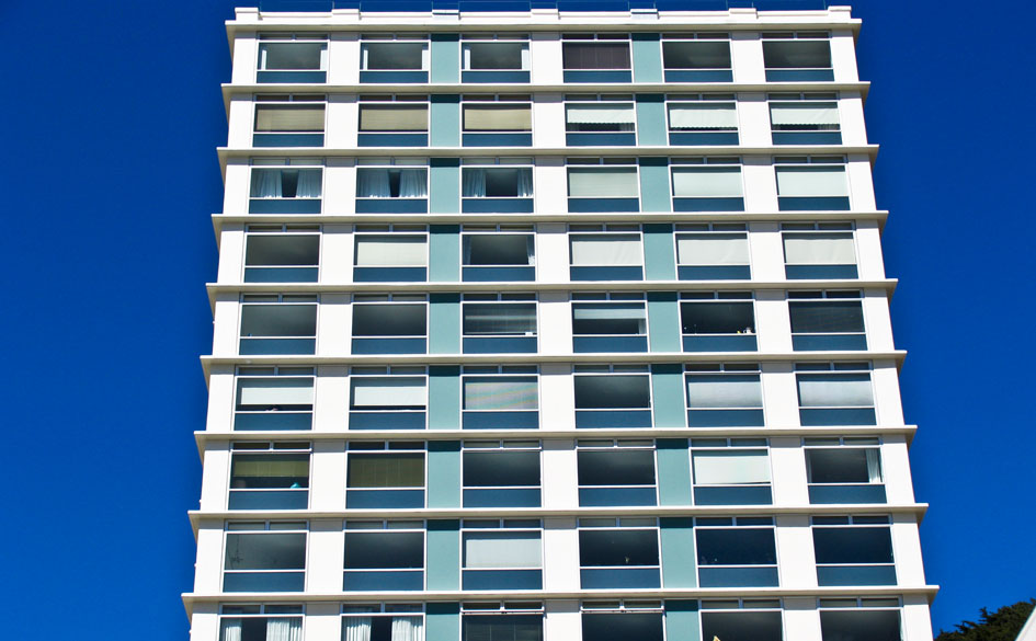 Jerningham Apartments | Thermosash Building Envelope Solutions - Apartment Building Building Envelope Upgrade