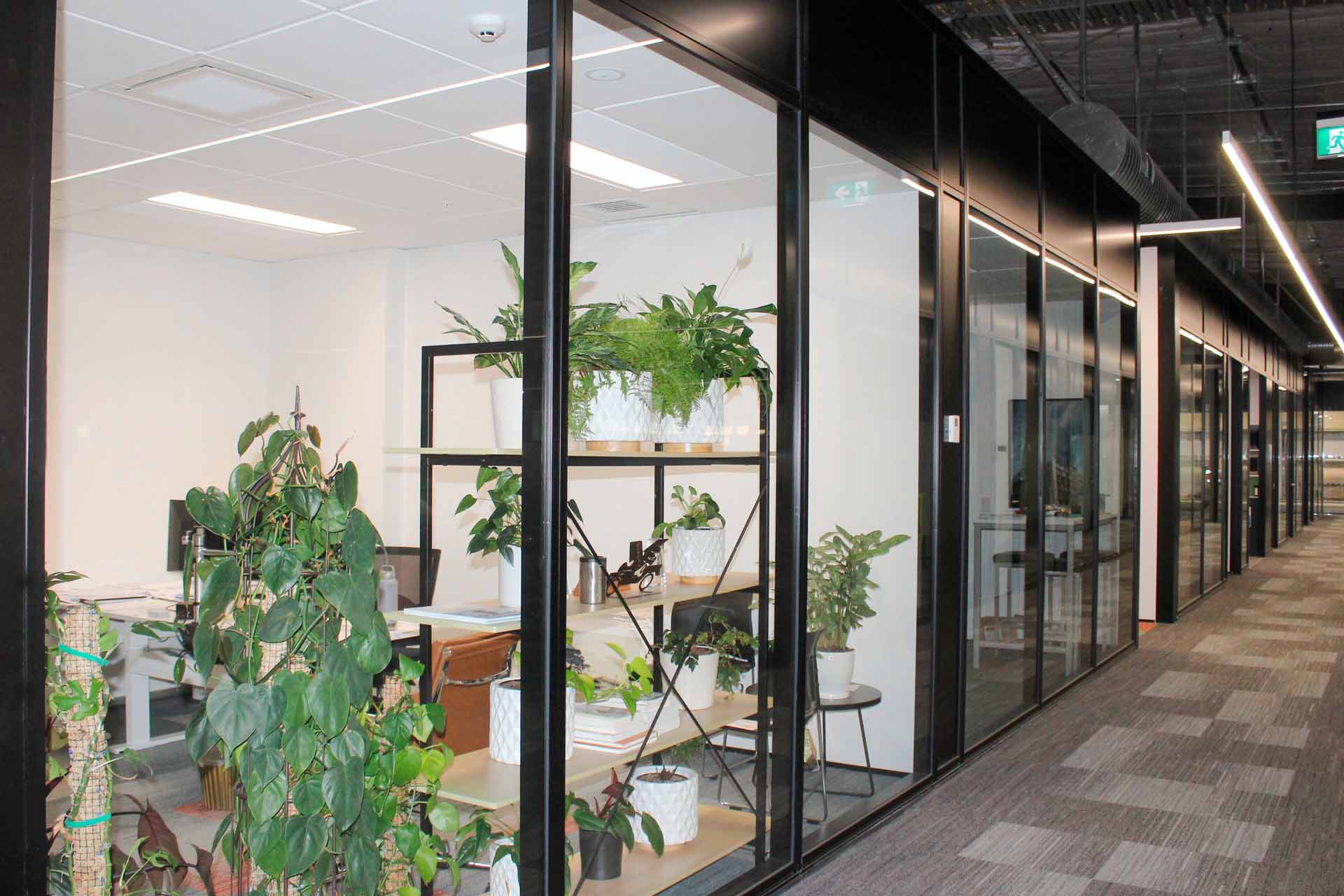 Glazed Unitised Partition