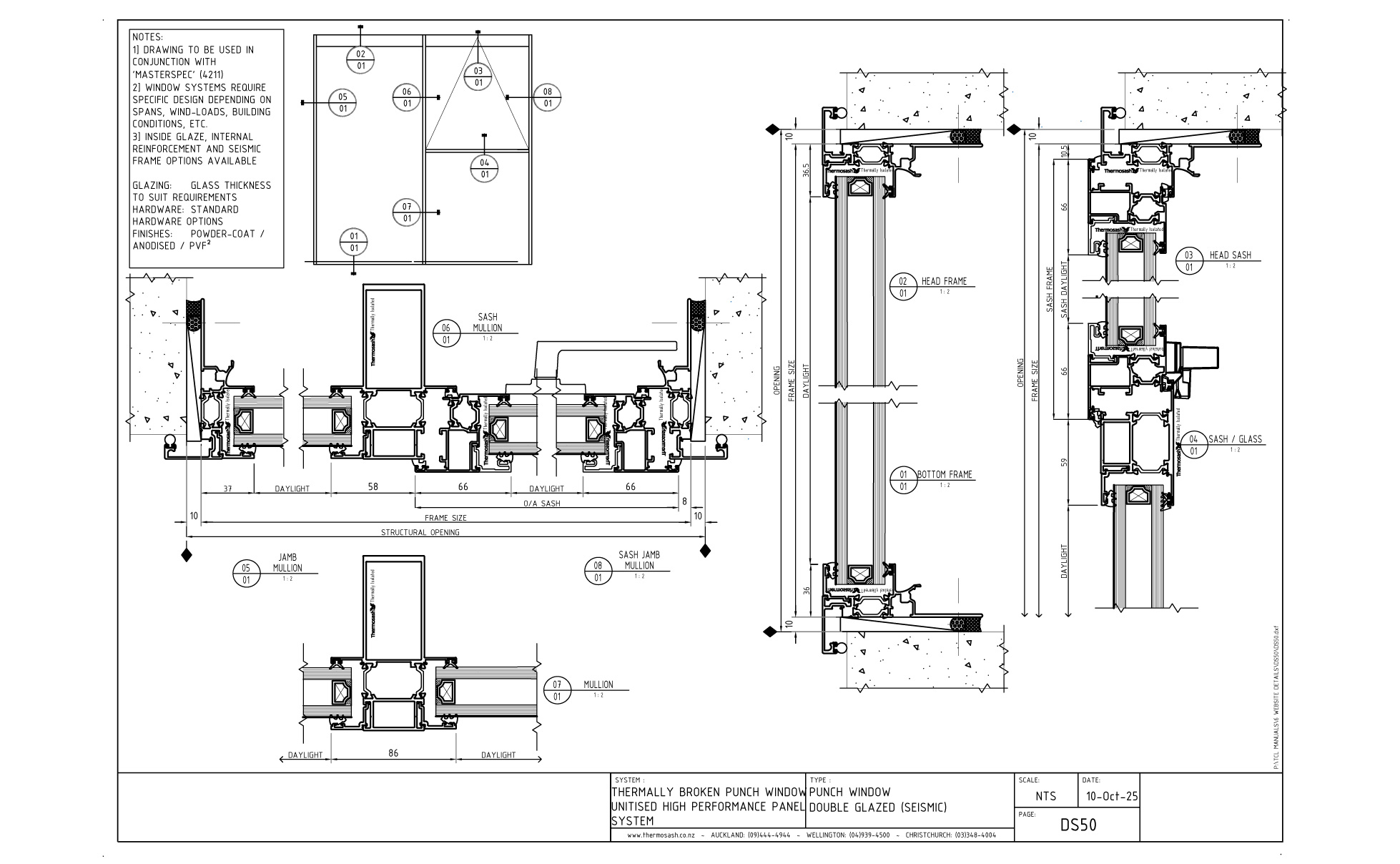 CAD Download - DS-70TB Thermally Broken Suite
