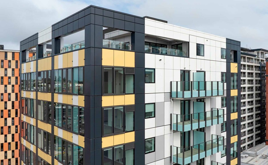 Beautiful view of Durable Water Resistant Building Envelope For Apartments