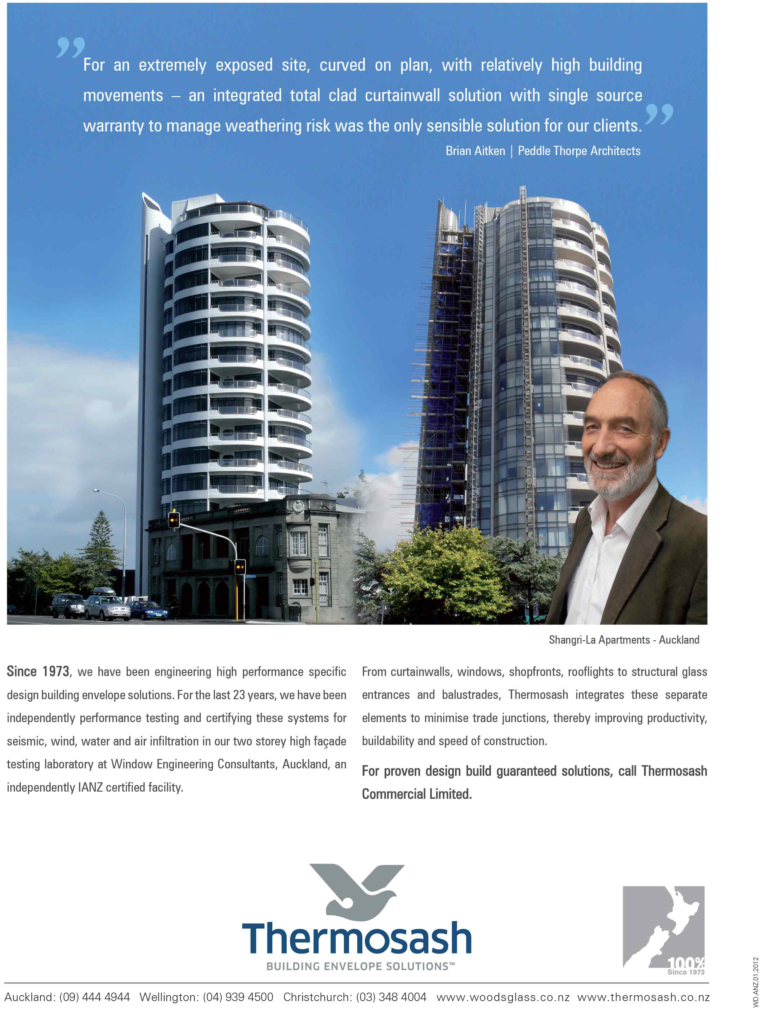 Brian Aitken reference - integrated total clad curtainwall solution