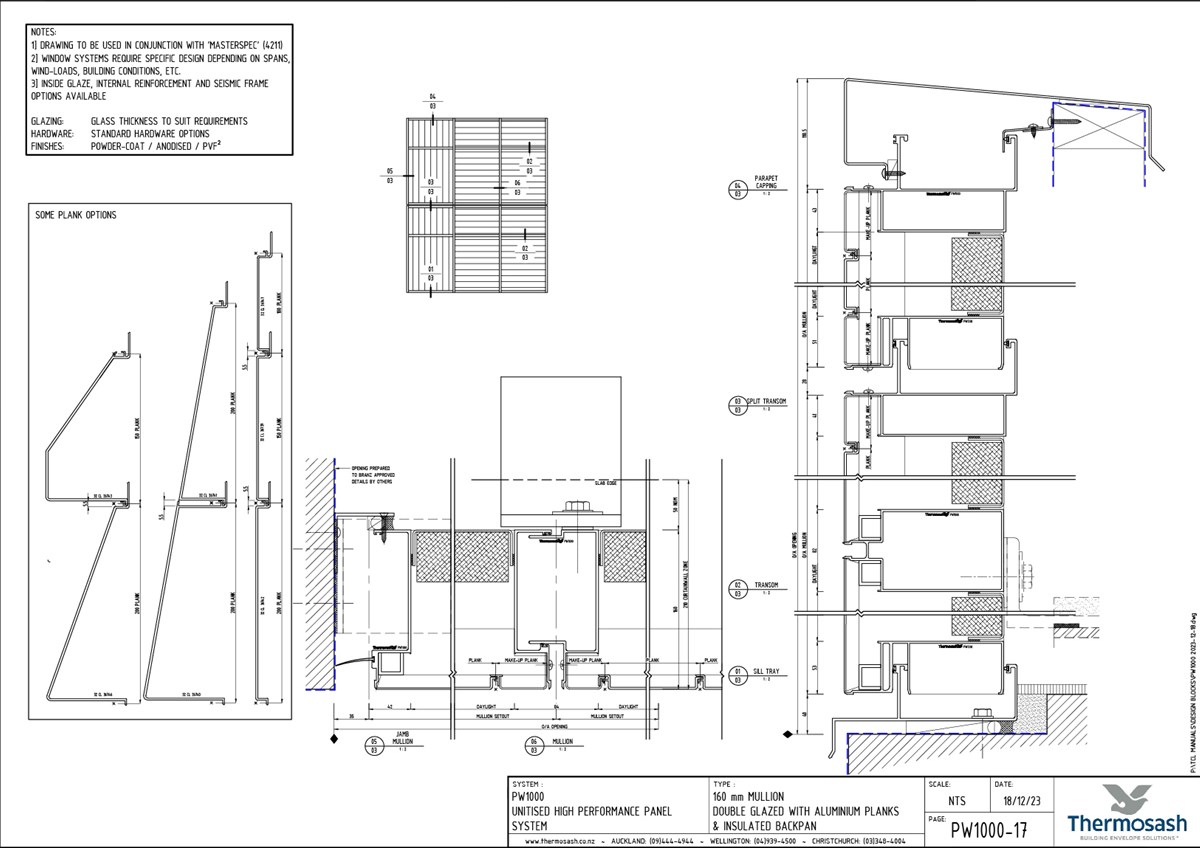 Thermoplank Unitised Rainscreen | Thermosash Building Envelope Solutions