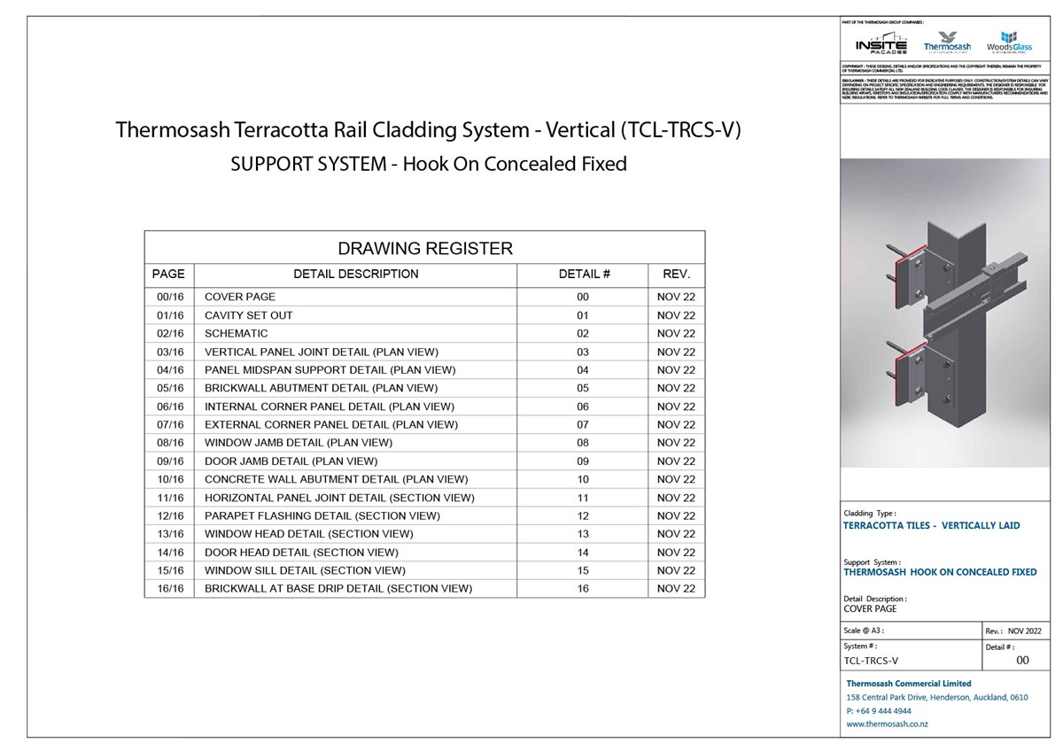 CAD Download - Terracotta Vertically Laid