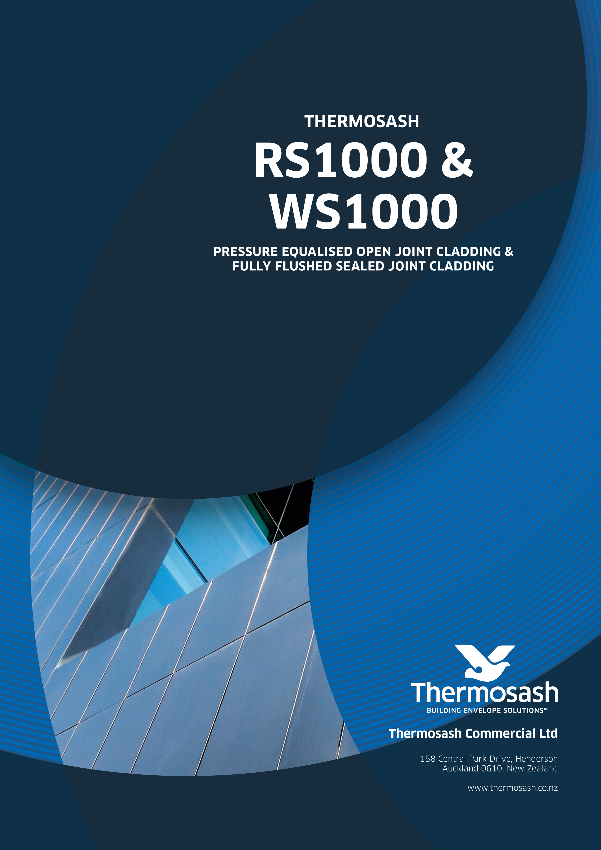 Thermosash RS1000 & WS1000 Rainscreen - Brochure