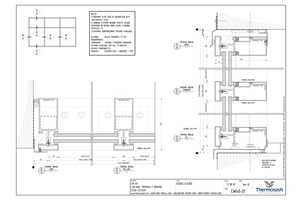 CAD Download - CW40 Double Glazed Thermal Break Stick System