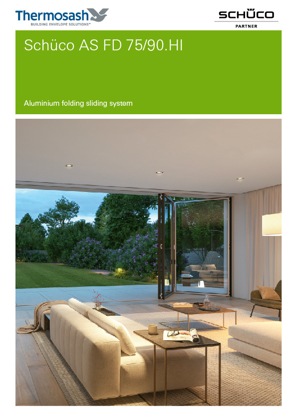 Schueco AS FD 75_90.HI Folding Sliding System