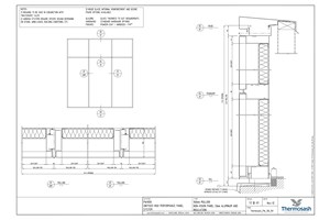 CAD Download - PW1000 - 160mm Mullion Non-Vision Panel