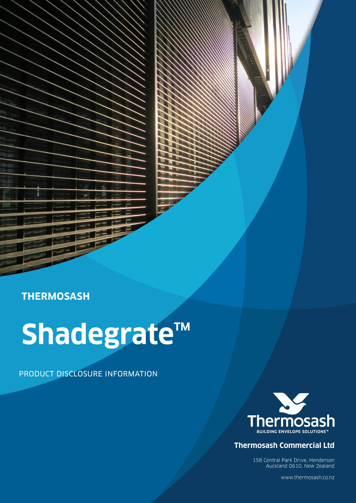 Shadegrate Product Disclosure - Documents Package
