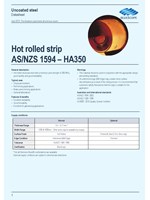 Uncoated Steel - AS/NZS 1594-HA350