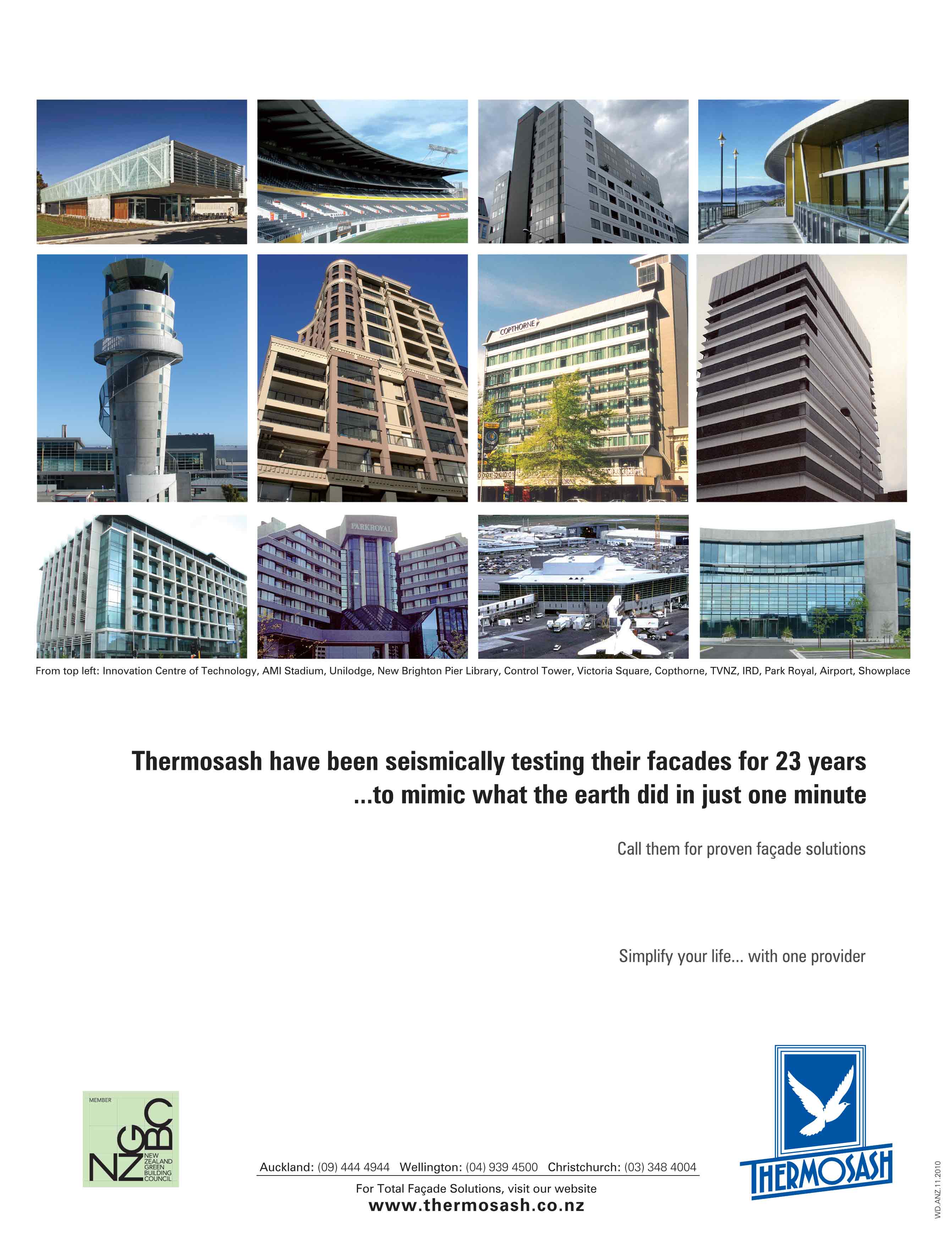 Thermosash - seismically testing