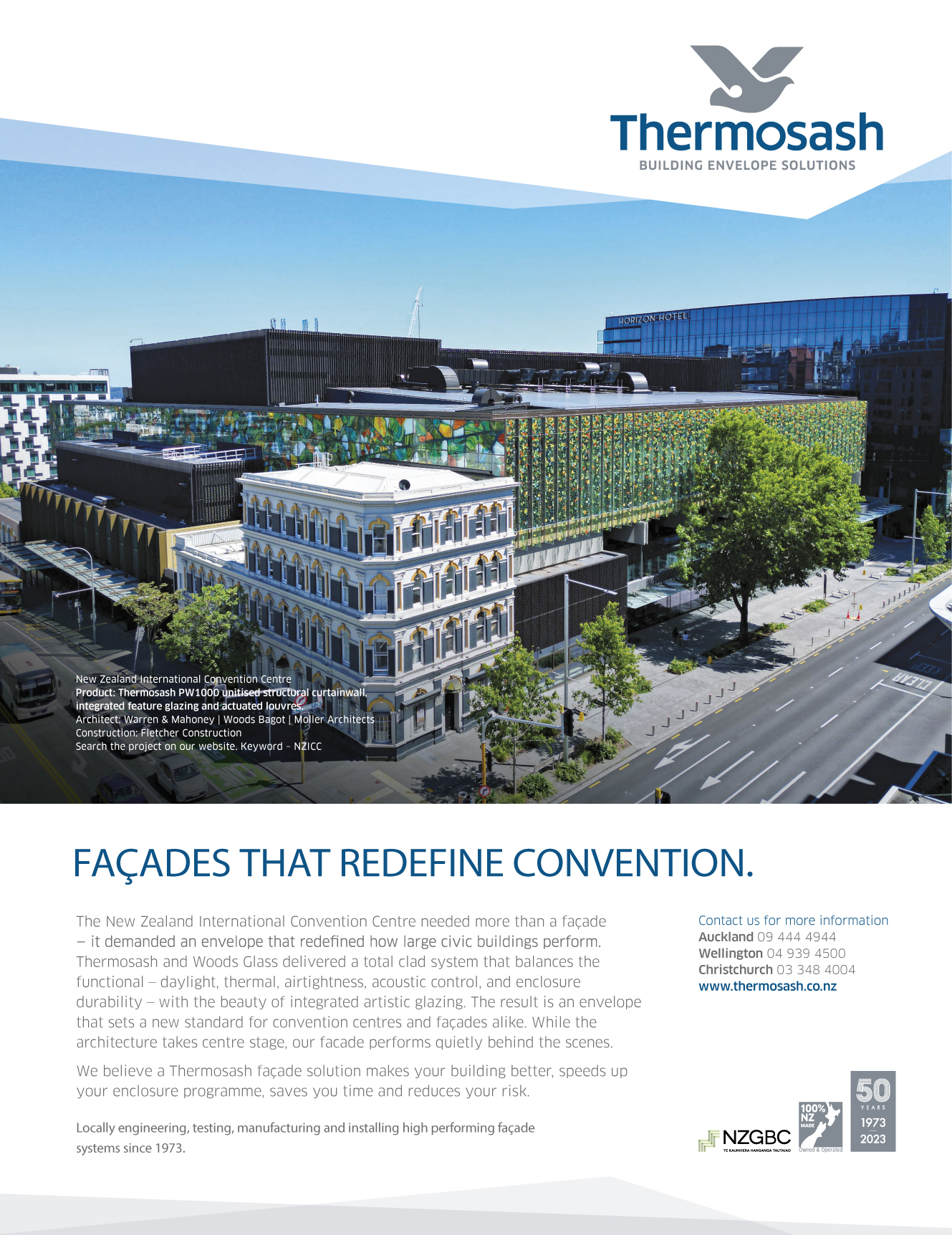 Facades that Redefine Convention